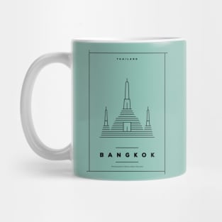 Bangkok Minimal Poster Mug